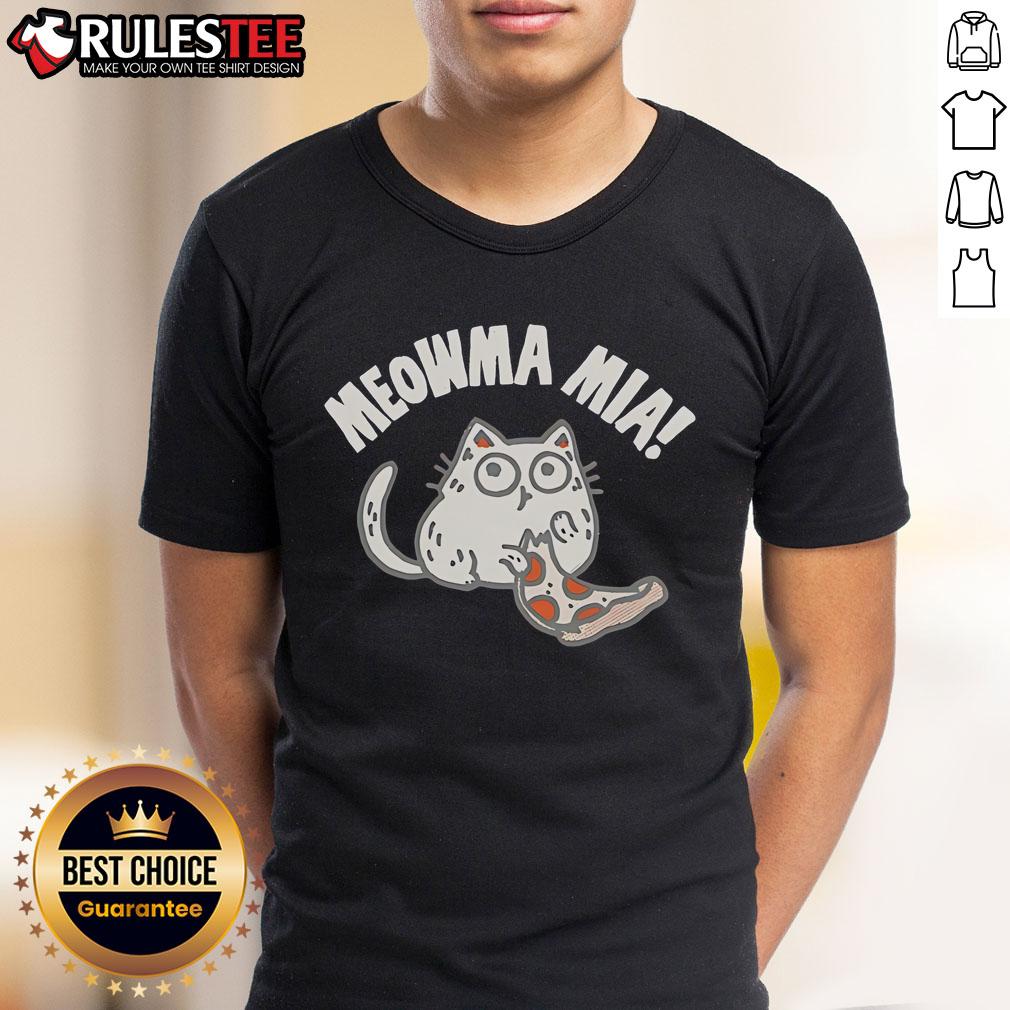 Cute Meowma Mia Pizza T-Shirt