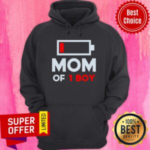 Alternative view of Top Low Battery Mom Of 1 Boys Shirt