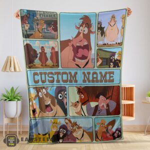 Good Disney Home On The Range Poster Blanket Fleece Customized Blanket