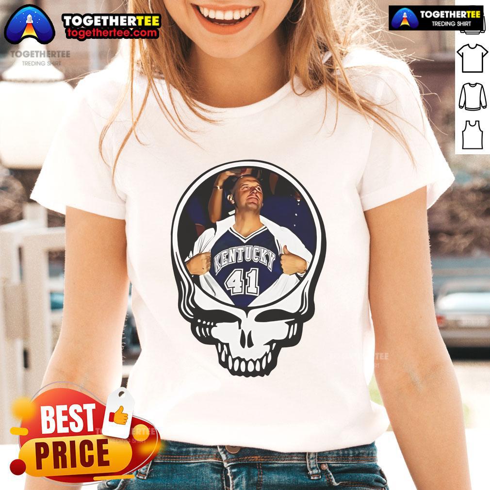 Official 'Mark Pope Grateful Dead Logo T-Shirt - Image 3