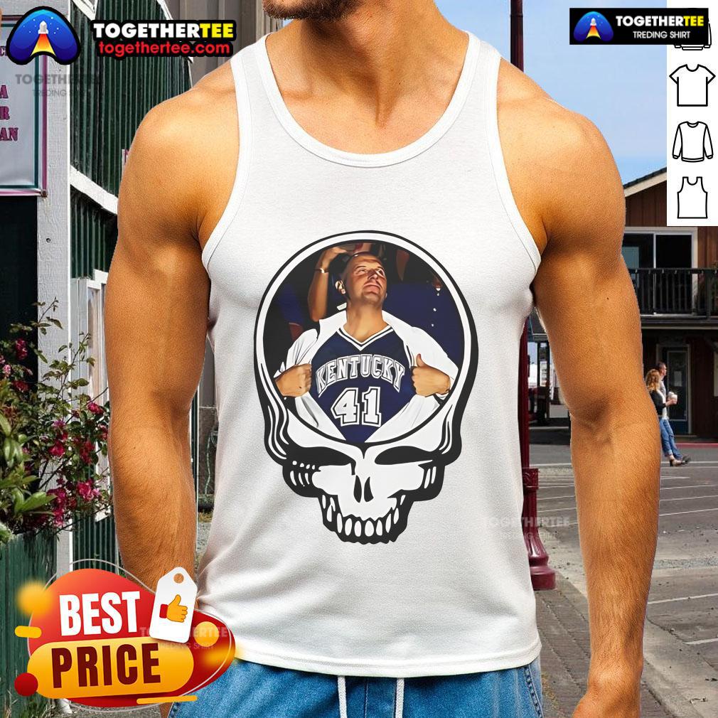 Official 'Mark Pope Grateful Dead Logo T-Shirt - Image 4