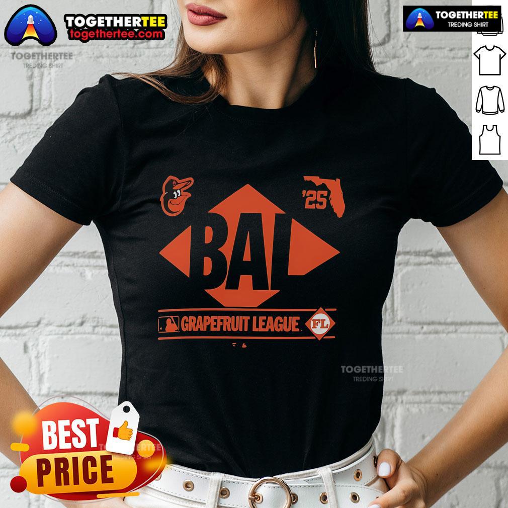 Top Baltimore Orioles 2025 Spring Training Grapefruit League T-Shirt - Image 3