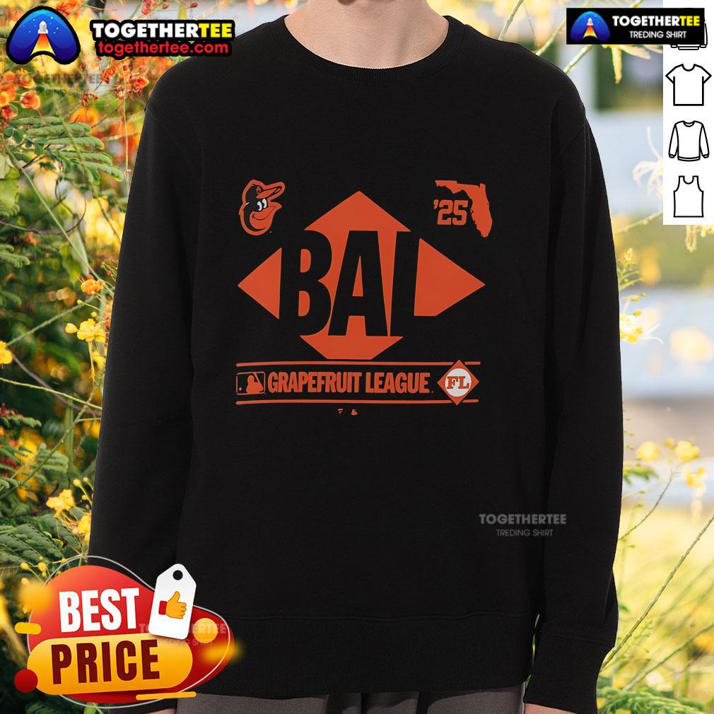 Top Baltimore Orioles 2025 Spring Training Grapefruit League T-Shirt - Image 5