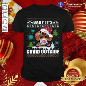 Nice Face Mask 2020 Baby It’s Covid Outside Ugly Christmas Shirt