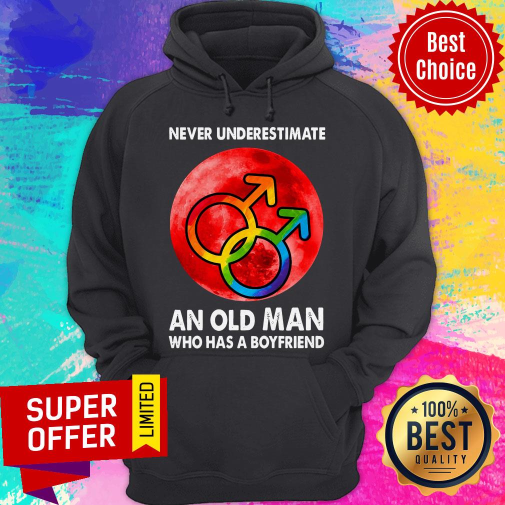 Premium Never Underestimate An Old Man Who Has A Boyfriend Shirt - Image 3
