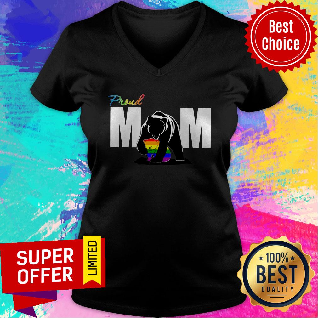 Top Proud Mama Bear LGBT Shirt - Image 4