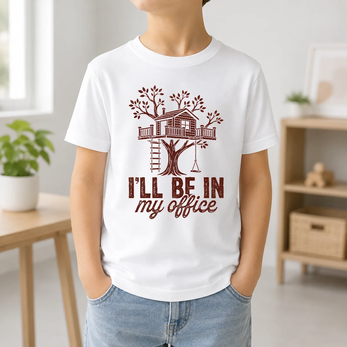 Awesome Treehouse Office I'll Be In My Office Shirt - Image 9