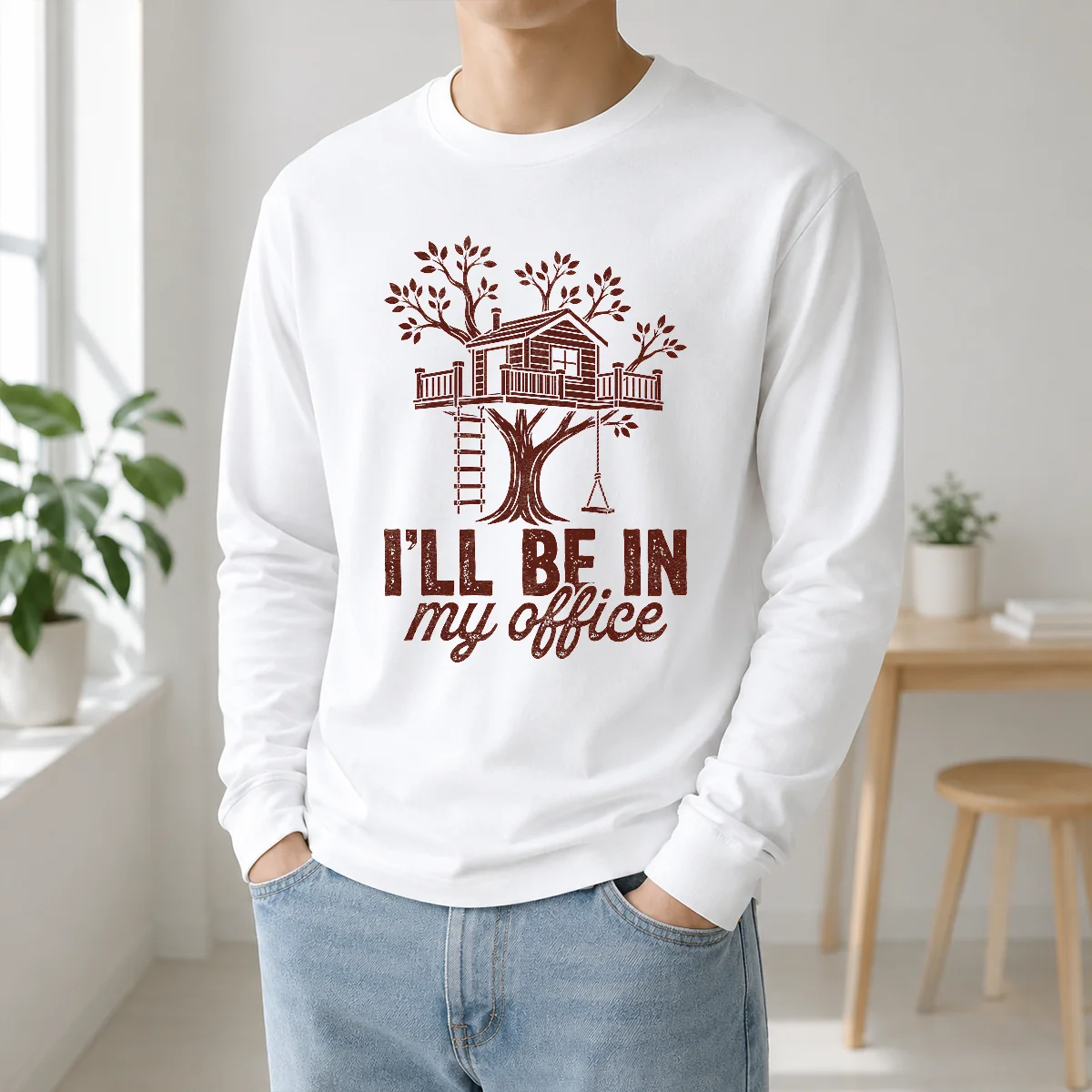 Awesome Treehouse Office I'll Be In My Office Shirt - Image 5