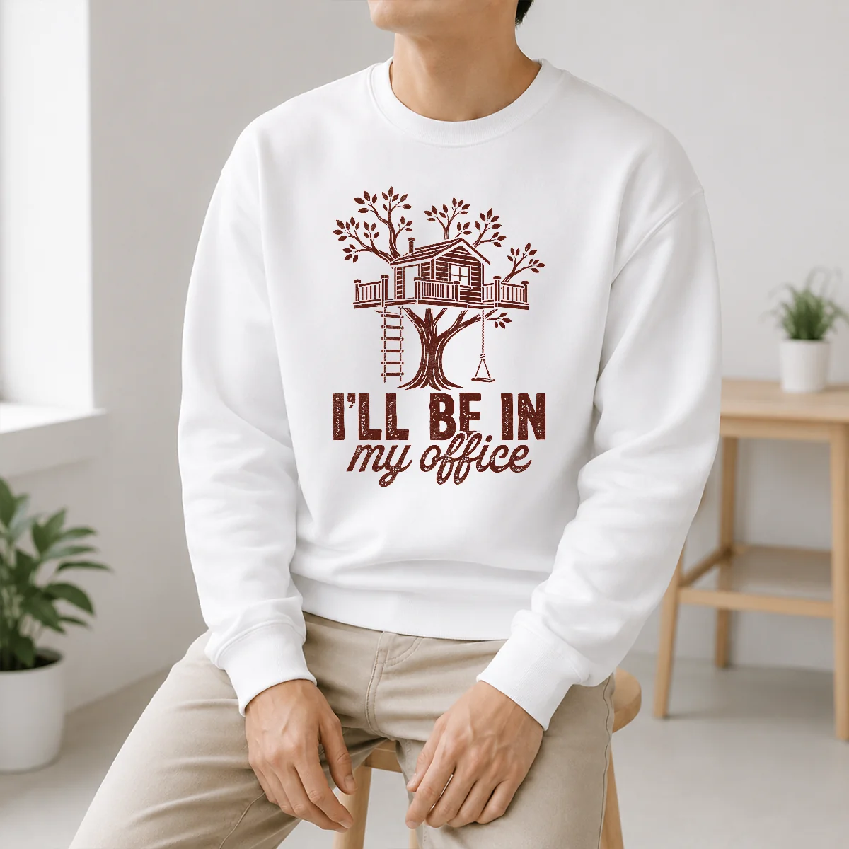 Awesome Treehouse Office I'll Be In My Office Shirt - Image 6