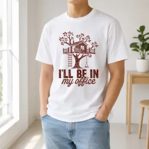 Awesome Treehouse Office I'll Be In My Office Shirt