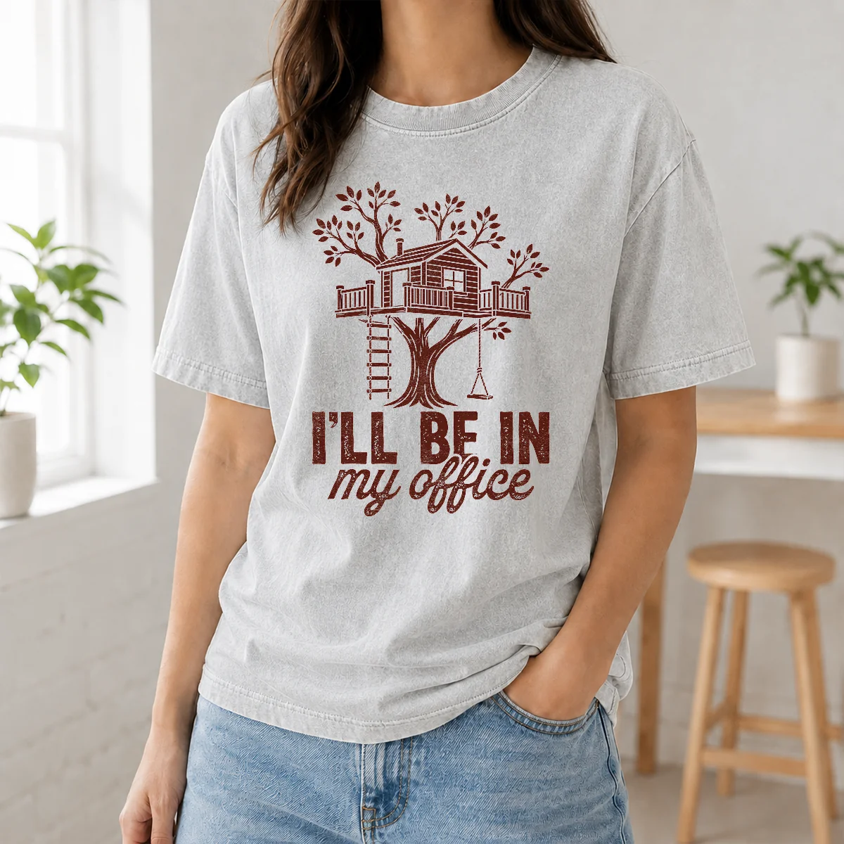 Awesome Treehouse Office I'll Be In My Office Shirt - Image 8