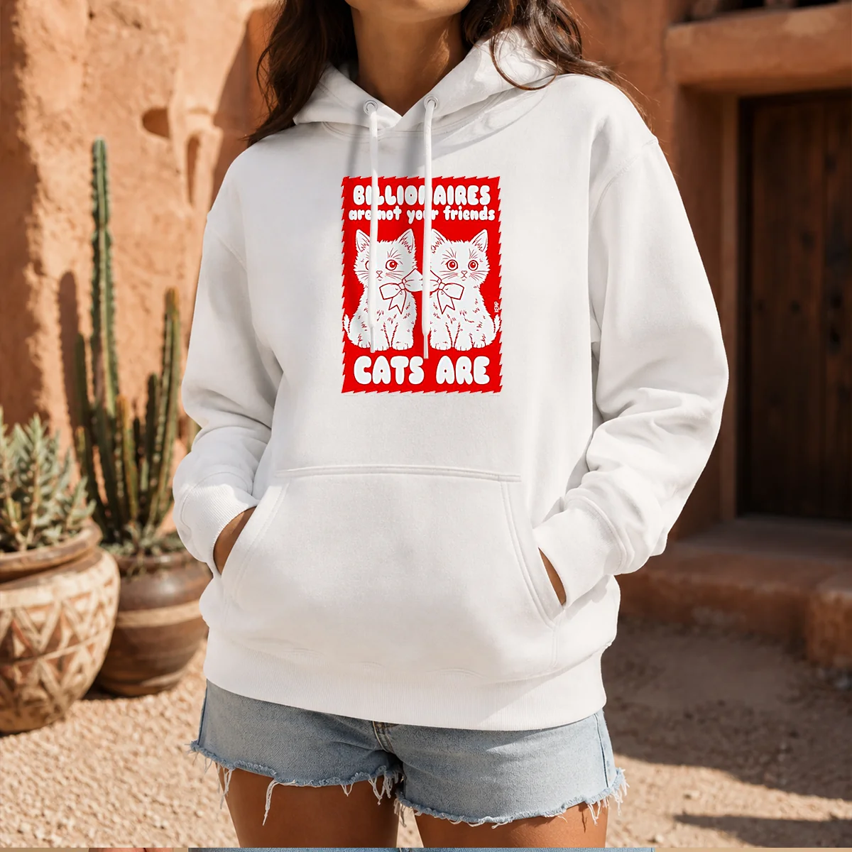 Funny Billionaires Are Not Your Friends Cats Are Kitten Shirt - Image 5