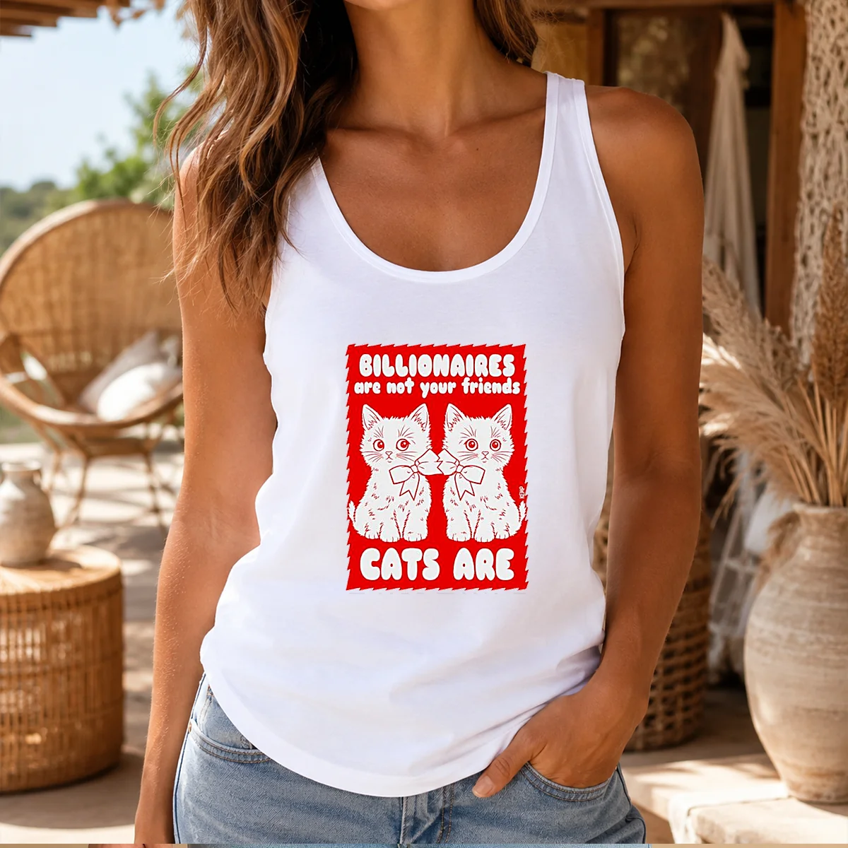 Funny Billionaires Are Not Your Friends Cats Are Kitten Shirt - Image 3