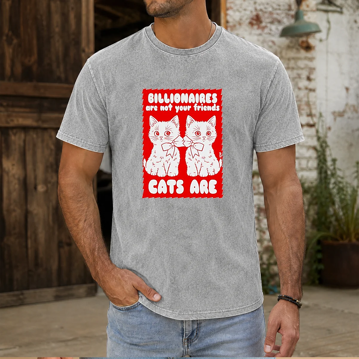 Funny Billionaires Are Not Your Friends Cats Are Kitten Shirt - Image 7