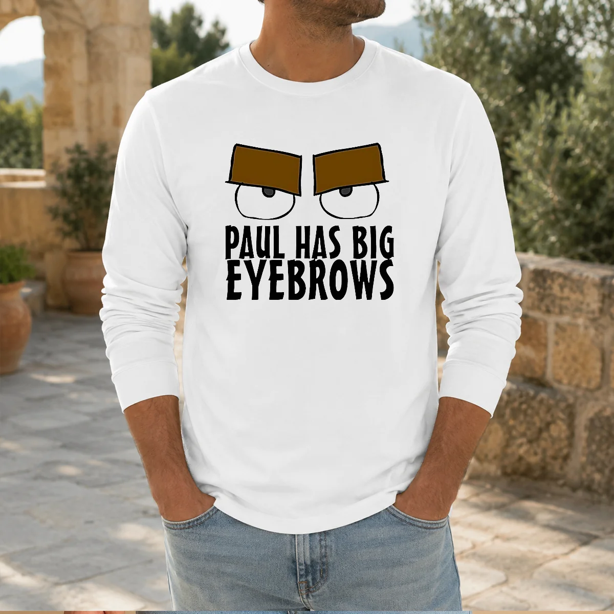 Original Paul Has Big Eyebrows Shirt - Image 7