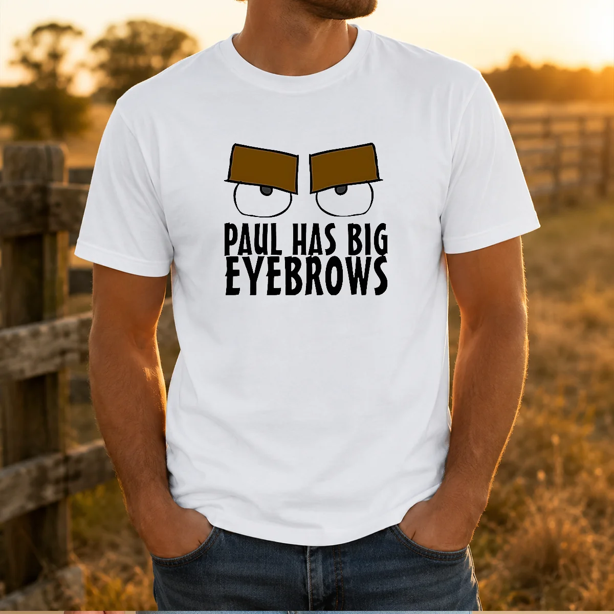 Original Paul Has Big Eyebrows Shirt