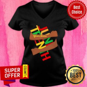 Alternative view of Personalized Your Name June Teenth Shirt