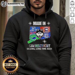 Alternative view of Good Made In Connecticut A Long Long Time Ago State Mashup Logo Teams T-Shirt