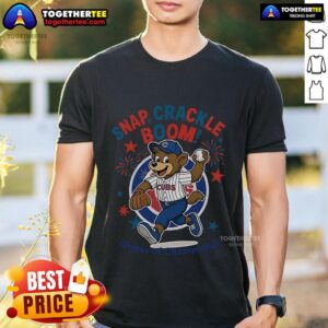 Original Chicago Cubs Snap Crackle Boom Power Of Champions Indepencence Day T-Shirt
