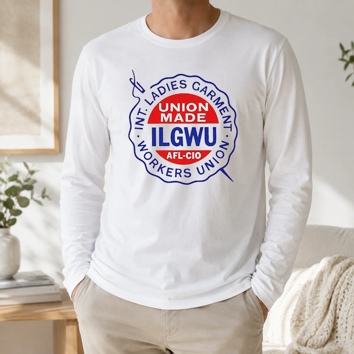 Pretty International Ladies Garment Workers Union ILGWU Union Made Afl Cio Shirt - Image 5