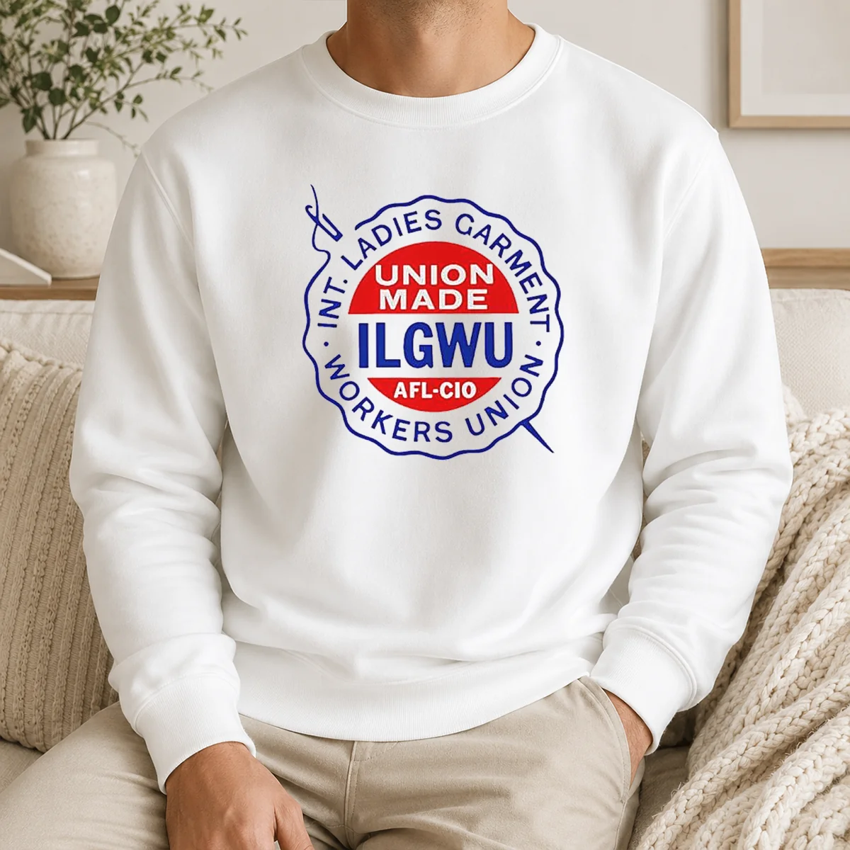 Pretty International Ladies Garment Workers Union ILGWU Union Made Afl Cio Shirt - Image 7