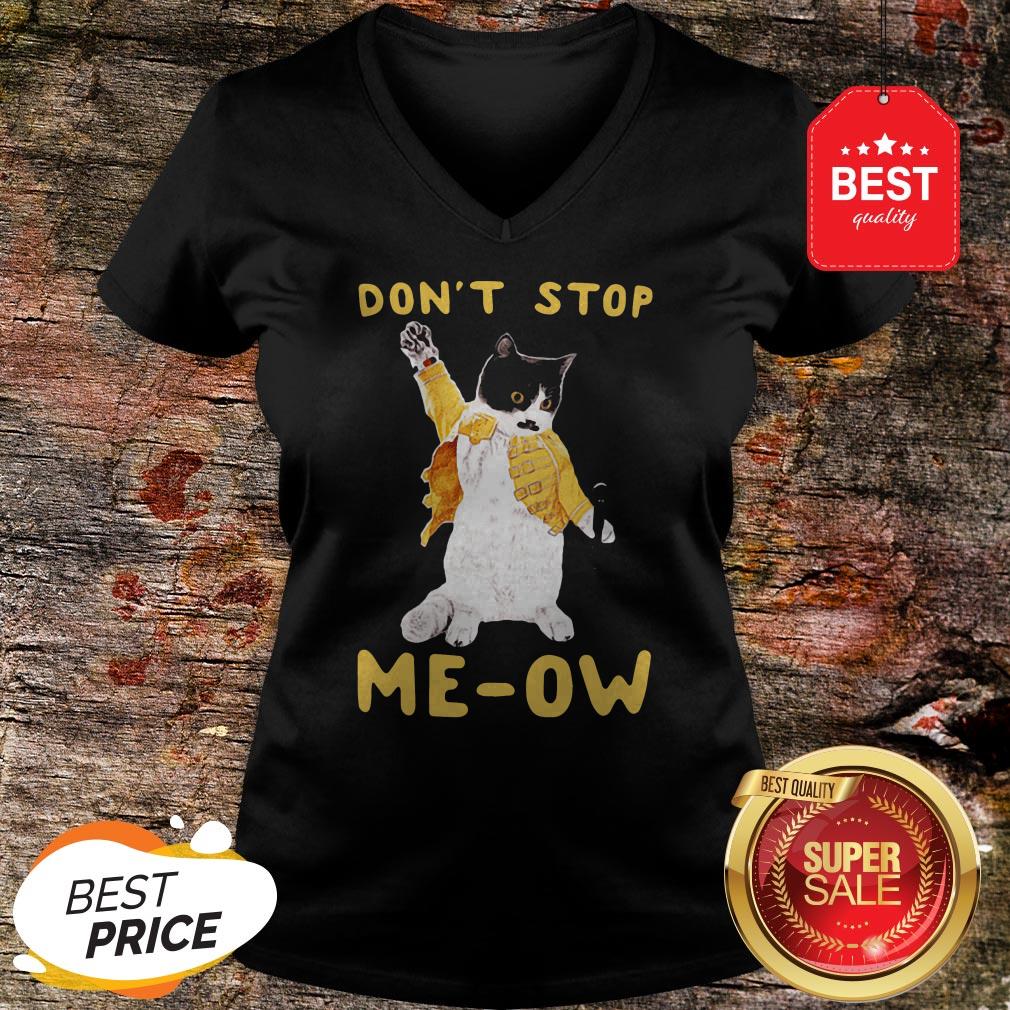 Freddie Meowrcury Don't Stop Meow Shirt - Image 2