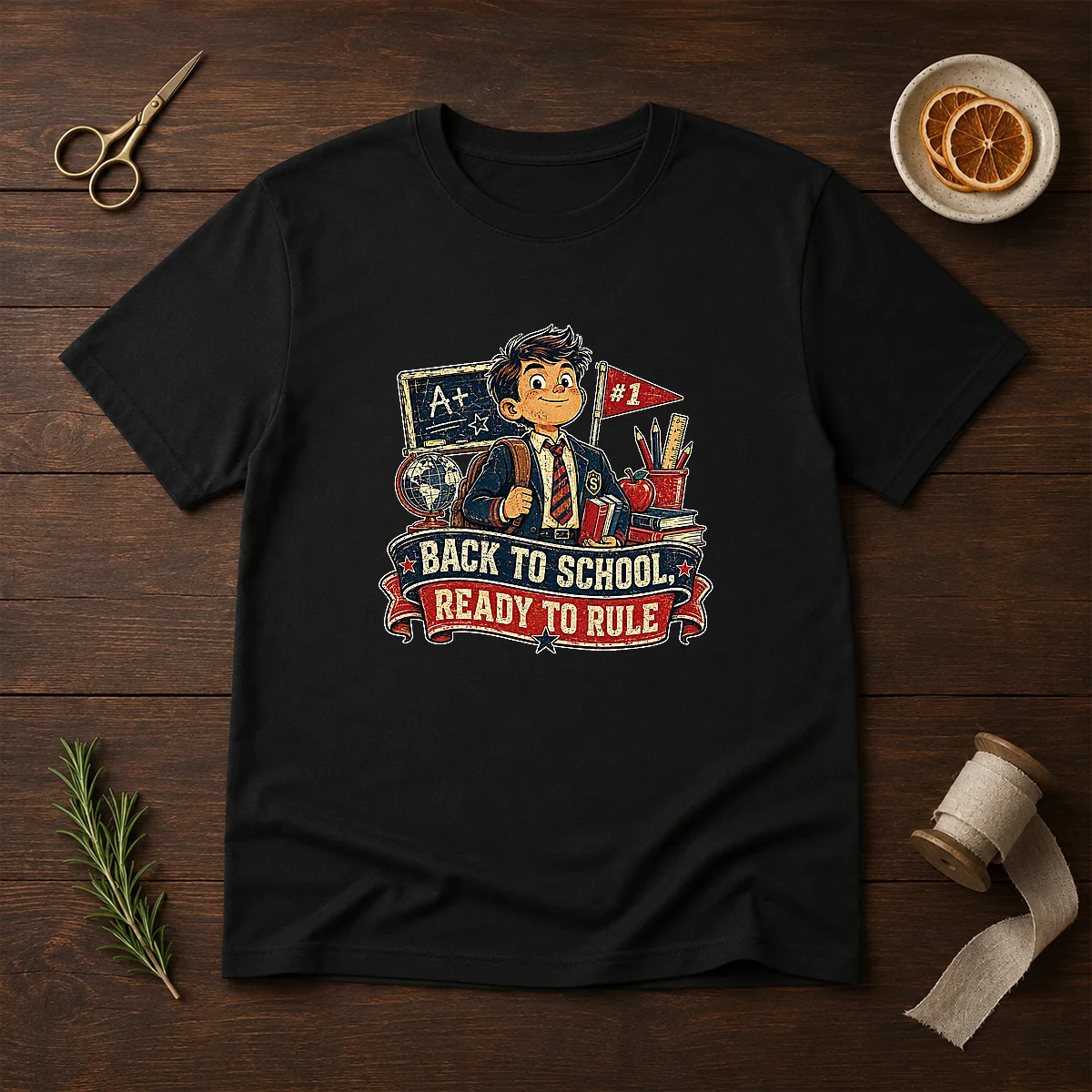 Pretty Back To School Proud Student Retro Distressed Shirt