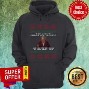 Alternative view of Seinfeld I Got A Lot Of Problems With You People And Now You’re Going To Hear About Them Ugly Merry Christmas Shirt