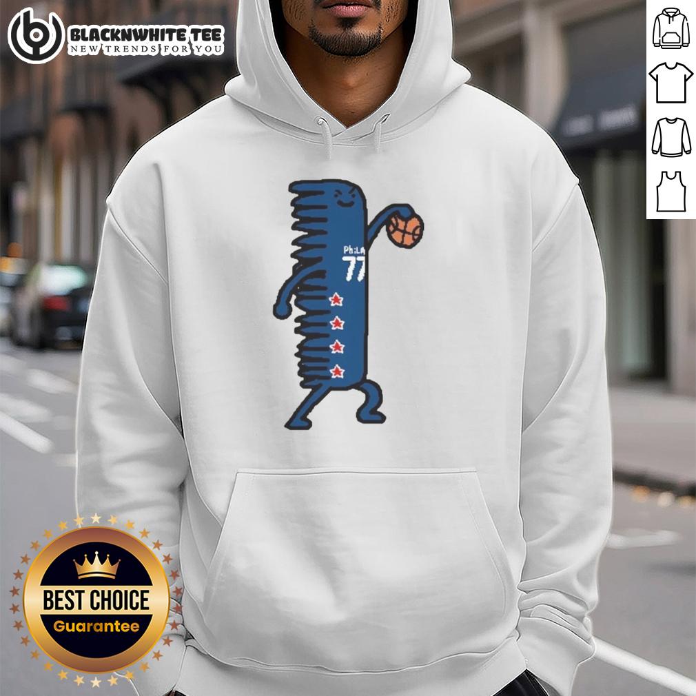 Pretty V.J. Edgecombe #77 Philadelphia 76ers T-Shirt - Image 2