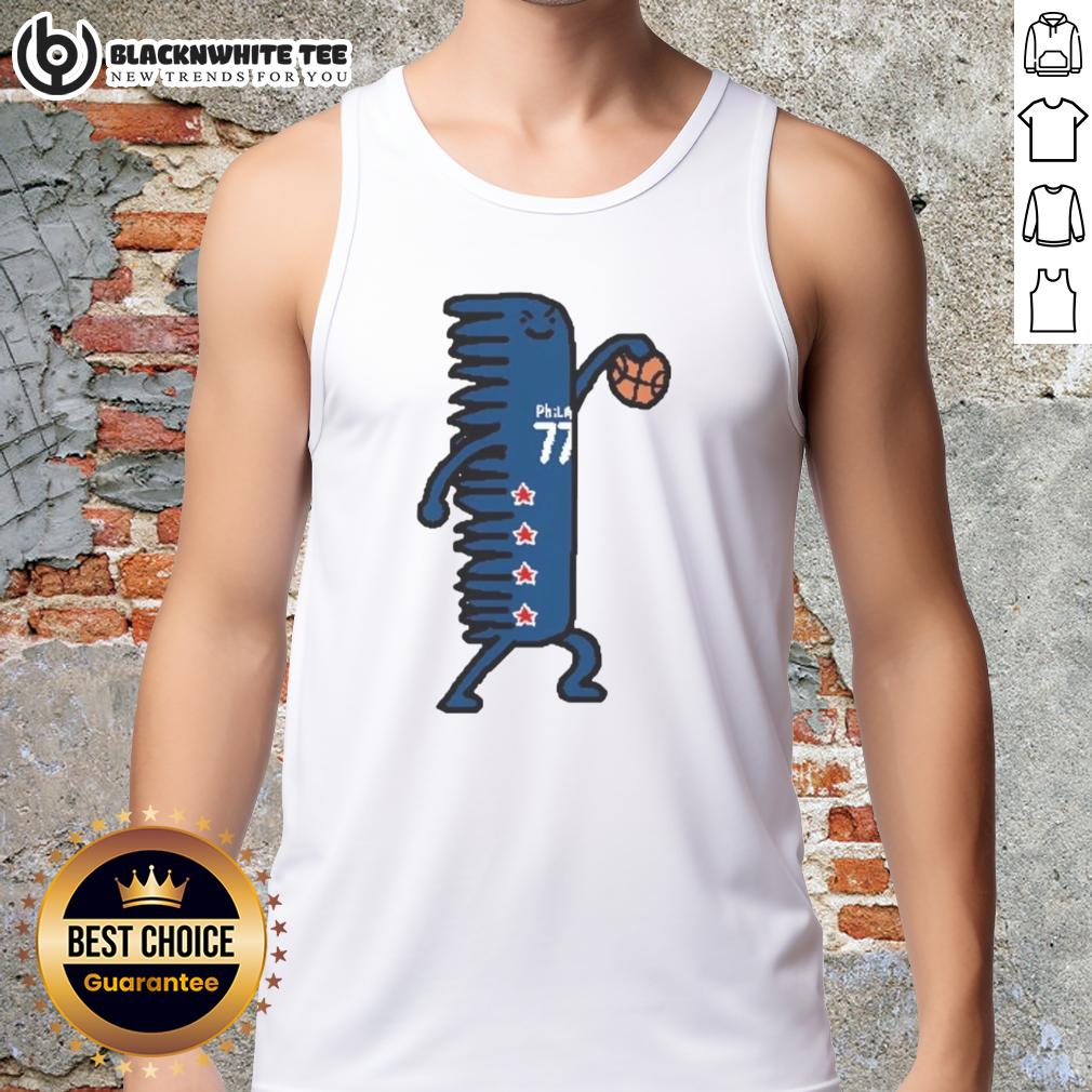 Pretty V.J. Edgecombe #77 Philadelphia 76ers T-Shirt - Image 4