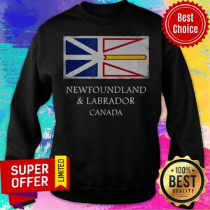 Alternative view of Top Newfoundland And Labrador Canada Flag Shirt