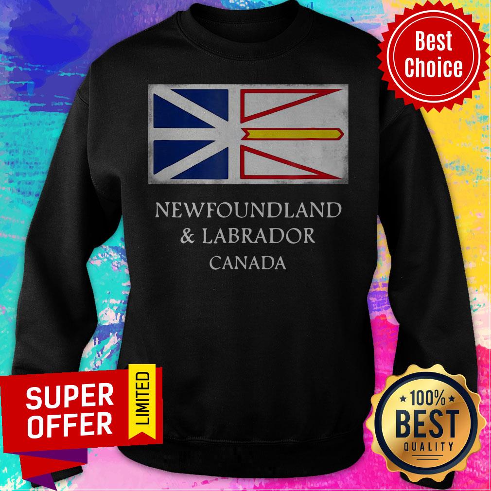 Top Newfoundland And Labrador Canada Flag Shirt - Image 2