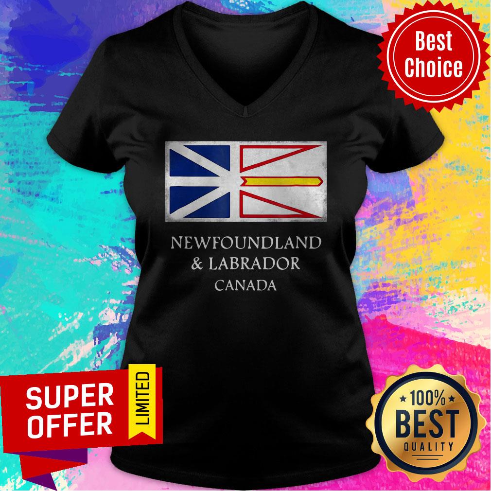 Top Newfoundland And Labrador Canada Flag Shirt - Image 4