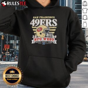 Alternative view of Official San Francisco 49ers NFC West 1946 Helmet T-Shirt
