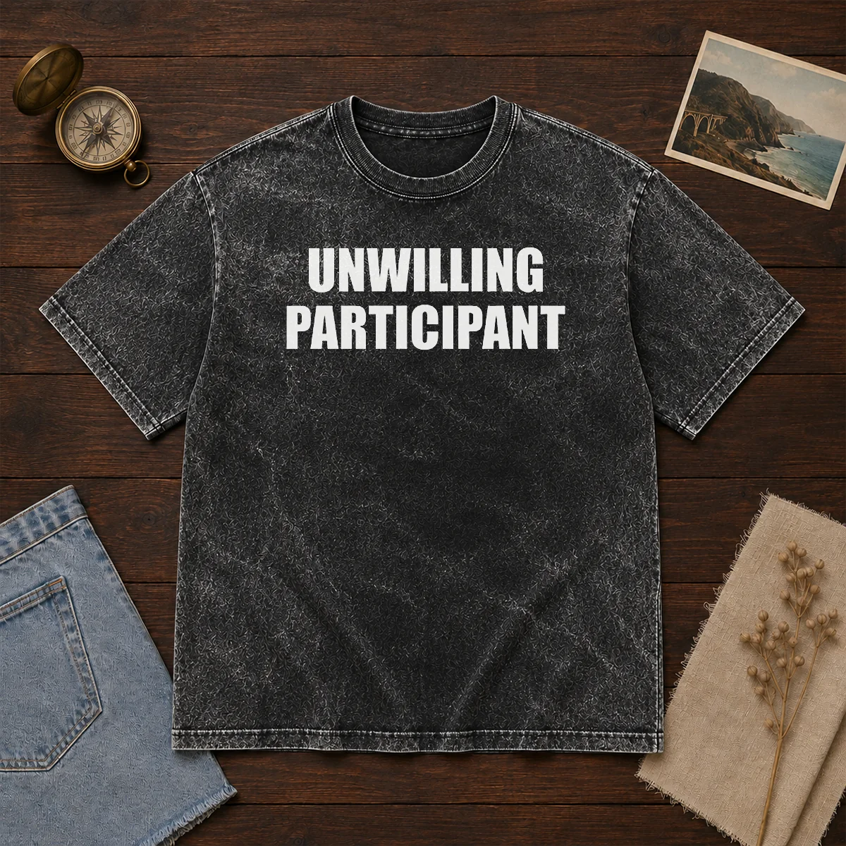 Funny Unwilling Participant Shirt - Image 8