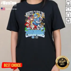 Alternative view of Original North Carolina 20 26 National Champions Tar Heels Baseball Shirt
