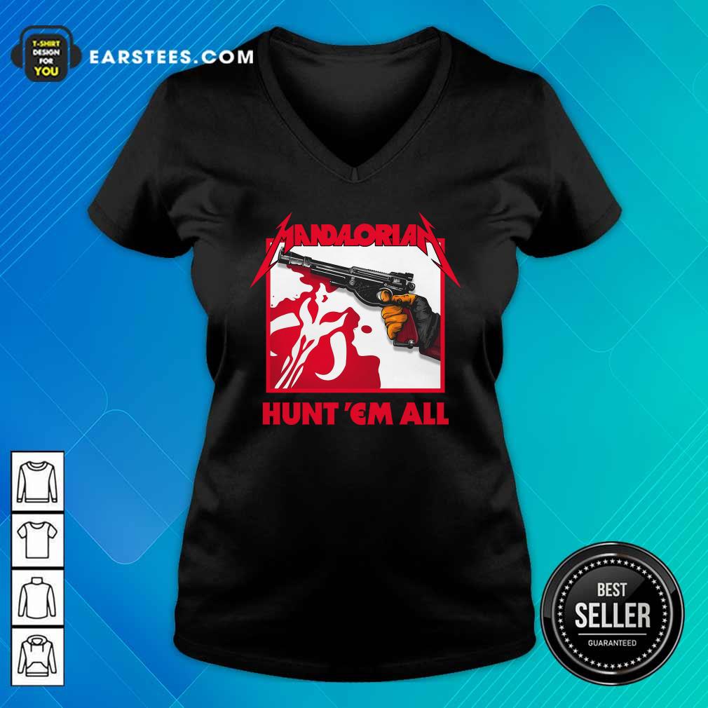 Hot Star Wars The Mandalorian Hunt Em All Shirt - Image 3
