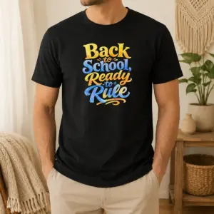 Good Back To School Ready To Rule Watercolor For Students Shirt