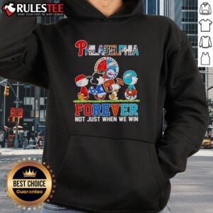 Alternative view of Good The Peanuts Philadelphia Sport Teams Logo Forever Not Just When We Win T-Shirt