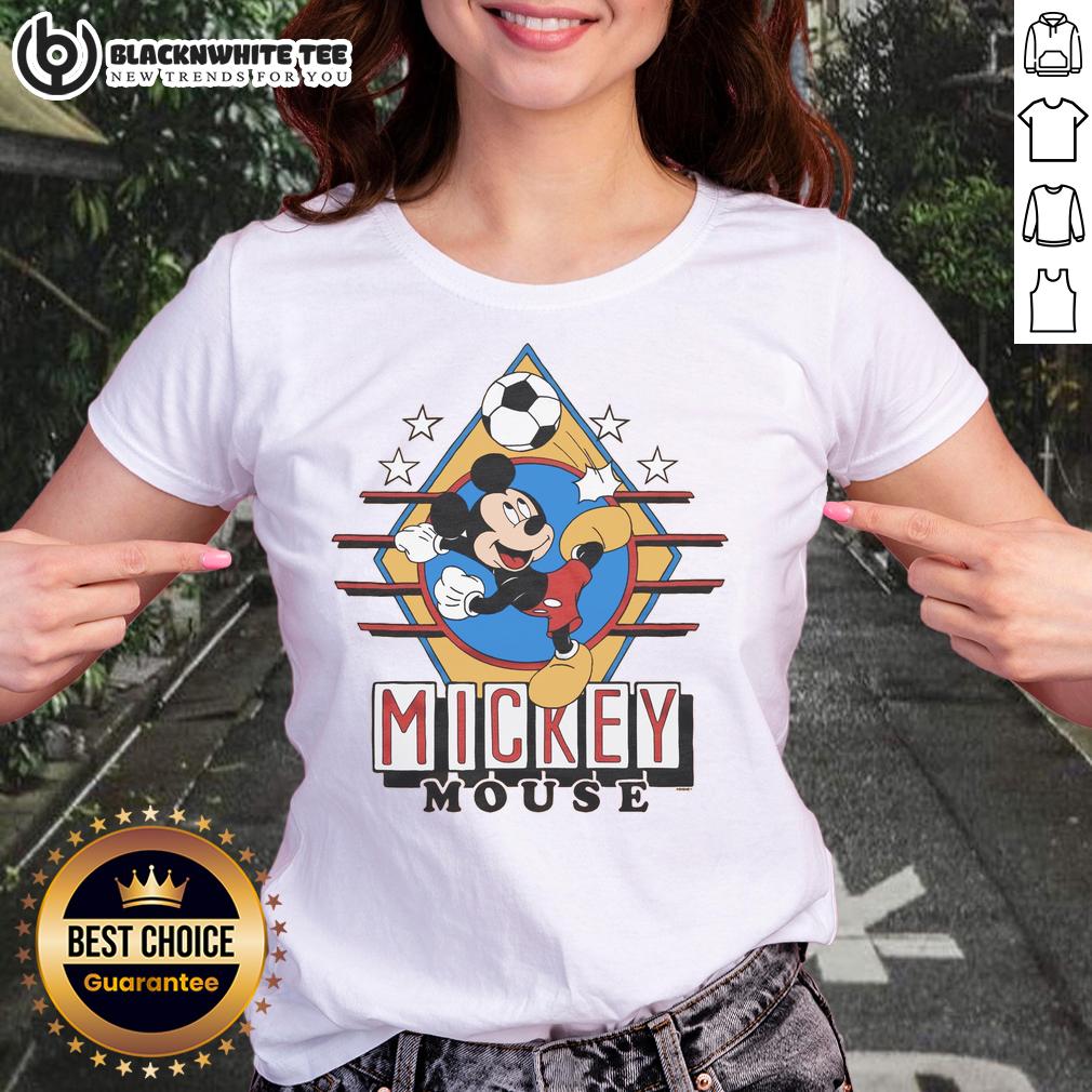 Nice Mickey Mouse Soccer T-Shirt - Image 3