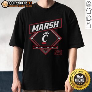 Premium Carson Marsh Cincinnati Bearcats Baseball T-Shirt
