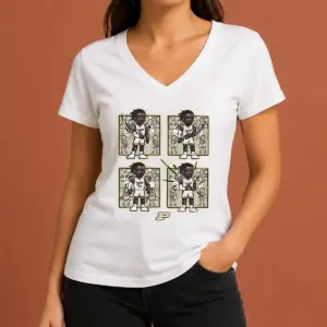 Alternative view of Awesome Basketball Purdue The Lance Dance Lance Jones Shirt