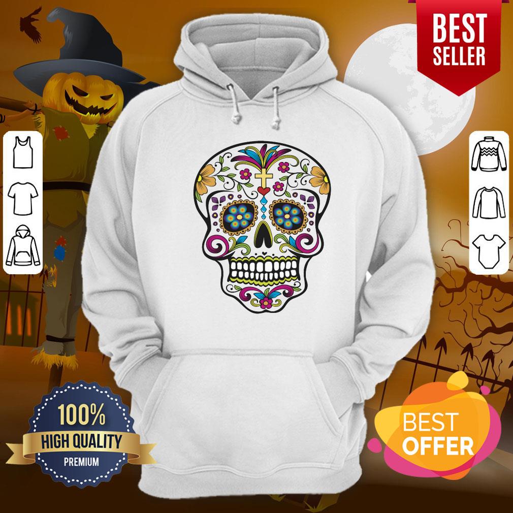 Sugar Skull Dia De Los Muertos Day Of The Dead Shirt - Image 5