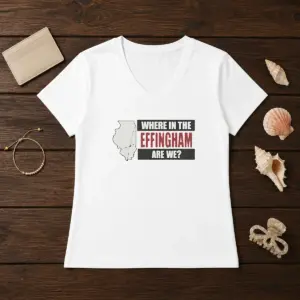 Alternative view of Top Where In The Effingham Are We Shirt