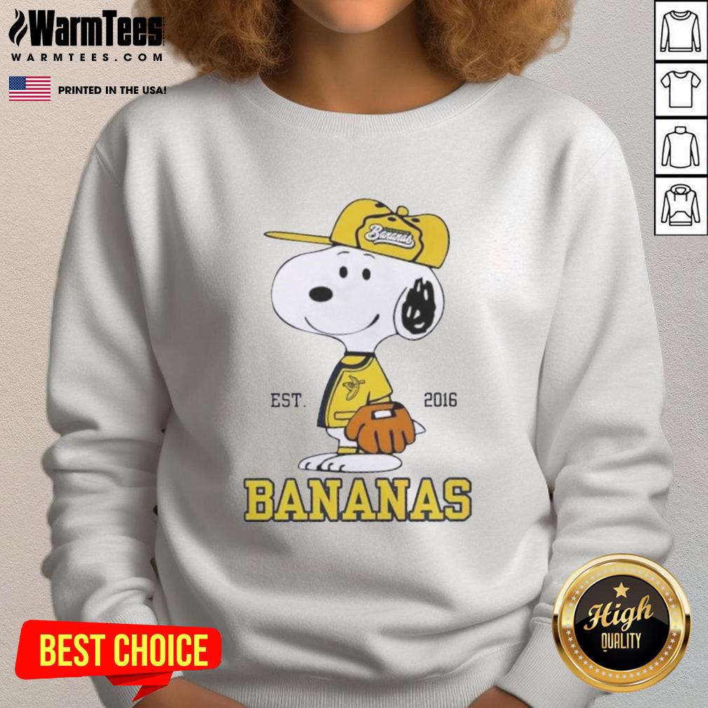 Good Peanuts Snoopy X Savannah Bananas Est 2016 T-Shirt - Image 5
