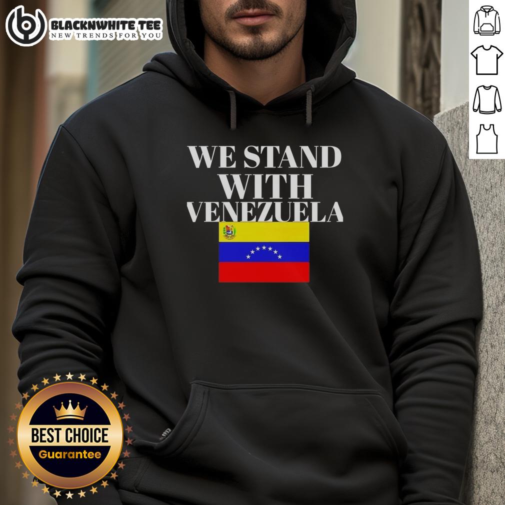 Official We Stand With Venezuela Flag T-Shirt - Image 2