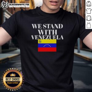 Official We Stand With Venezuela Flag T-Shirt