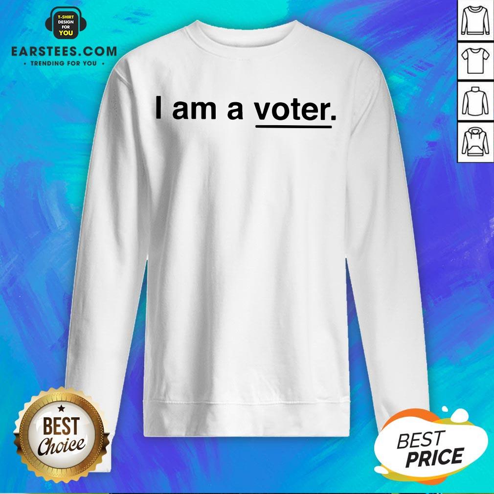 Nice I Am A Voter Shirt - Image 5