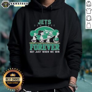 Alternative view of Awesome Snoopy And Charlie Brown New York Jets Forever Not Just When We Win T-Shirt