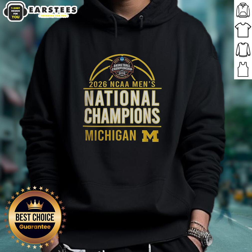 Official 2026 NCAA Men's Basketball National Champions Michigan Wolverines T-Shirt